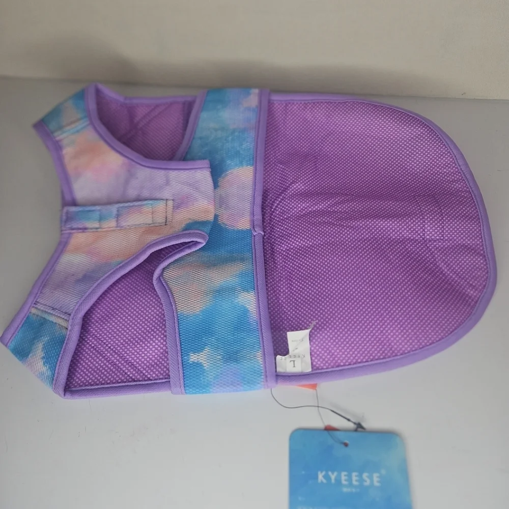 Vibrant Tie-Dye Dog Vest